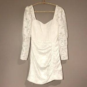 Self-Portrait Structured Bodice Lace Dress